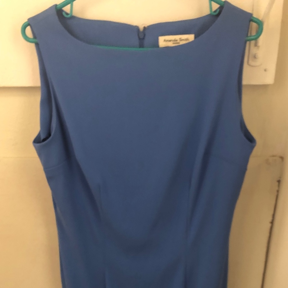 Blue women business dress, size 8